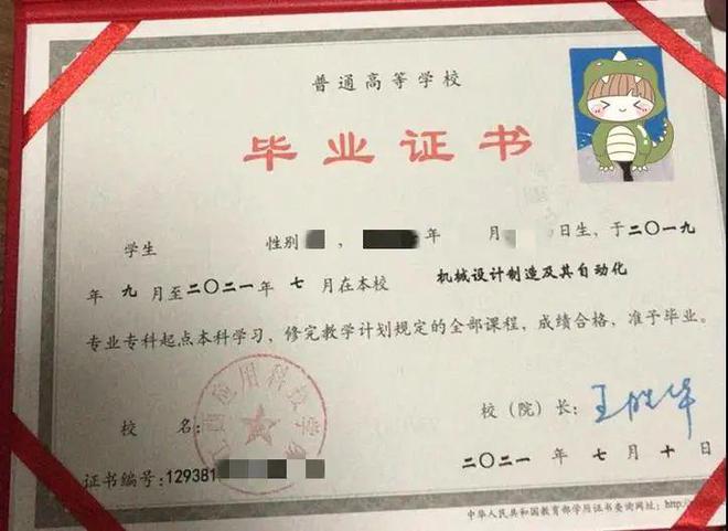 本科证书(大学本科证书)